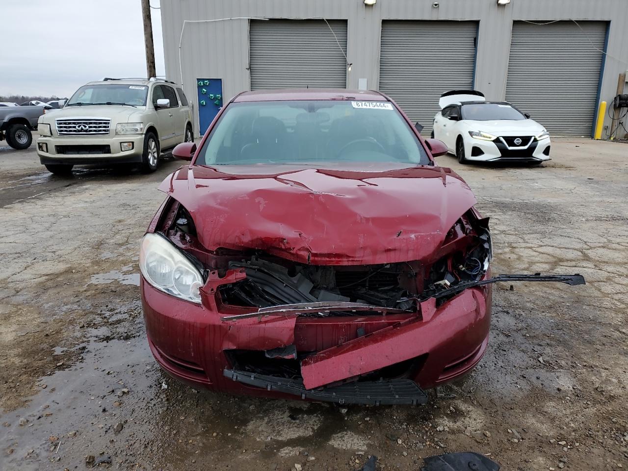 2008 Chevrolet Impala VIN 2G1WT58K381363549 Copart auction photo, front end / side damage thumbnail 5