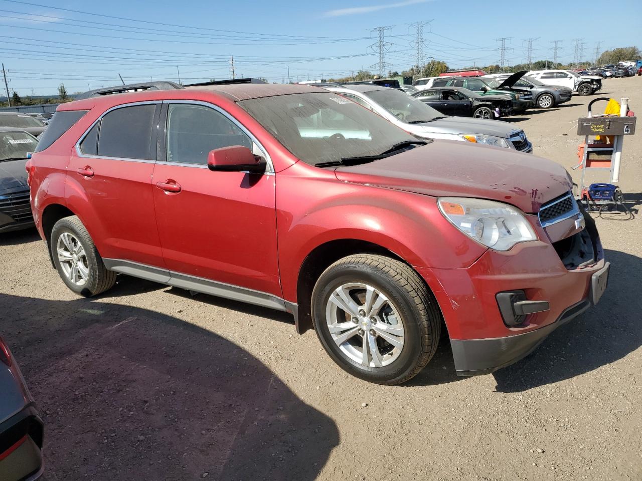 2013 Chevrolet Equinox VIN 2GNALDEK8D1269717 Copart auction photo, front end damage thumbnail 4