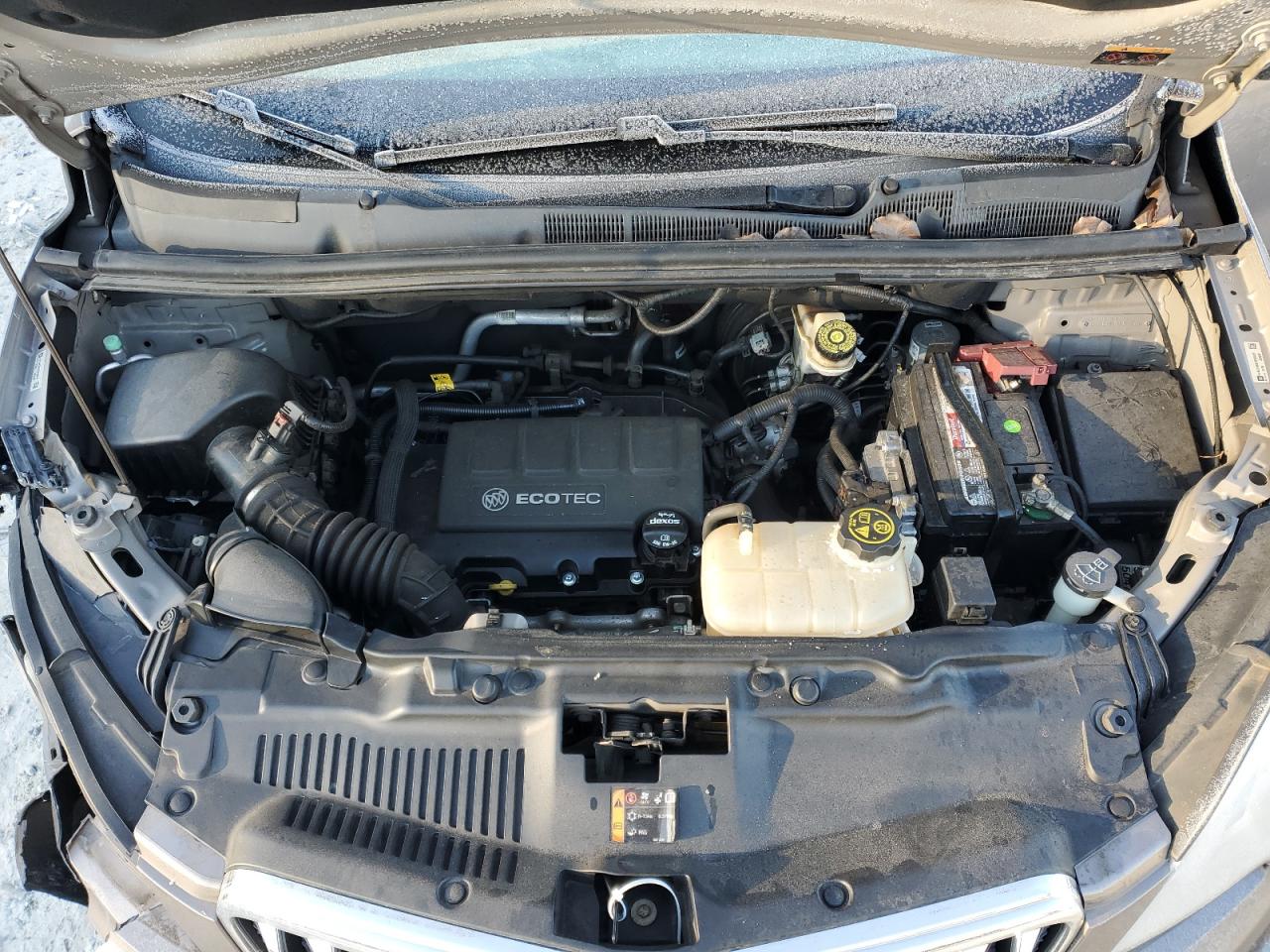 2015 Buick Encore VIN KL4CJFSB9FB059356 Copart auction photo, front end / side damage thumbnail 13