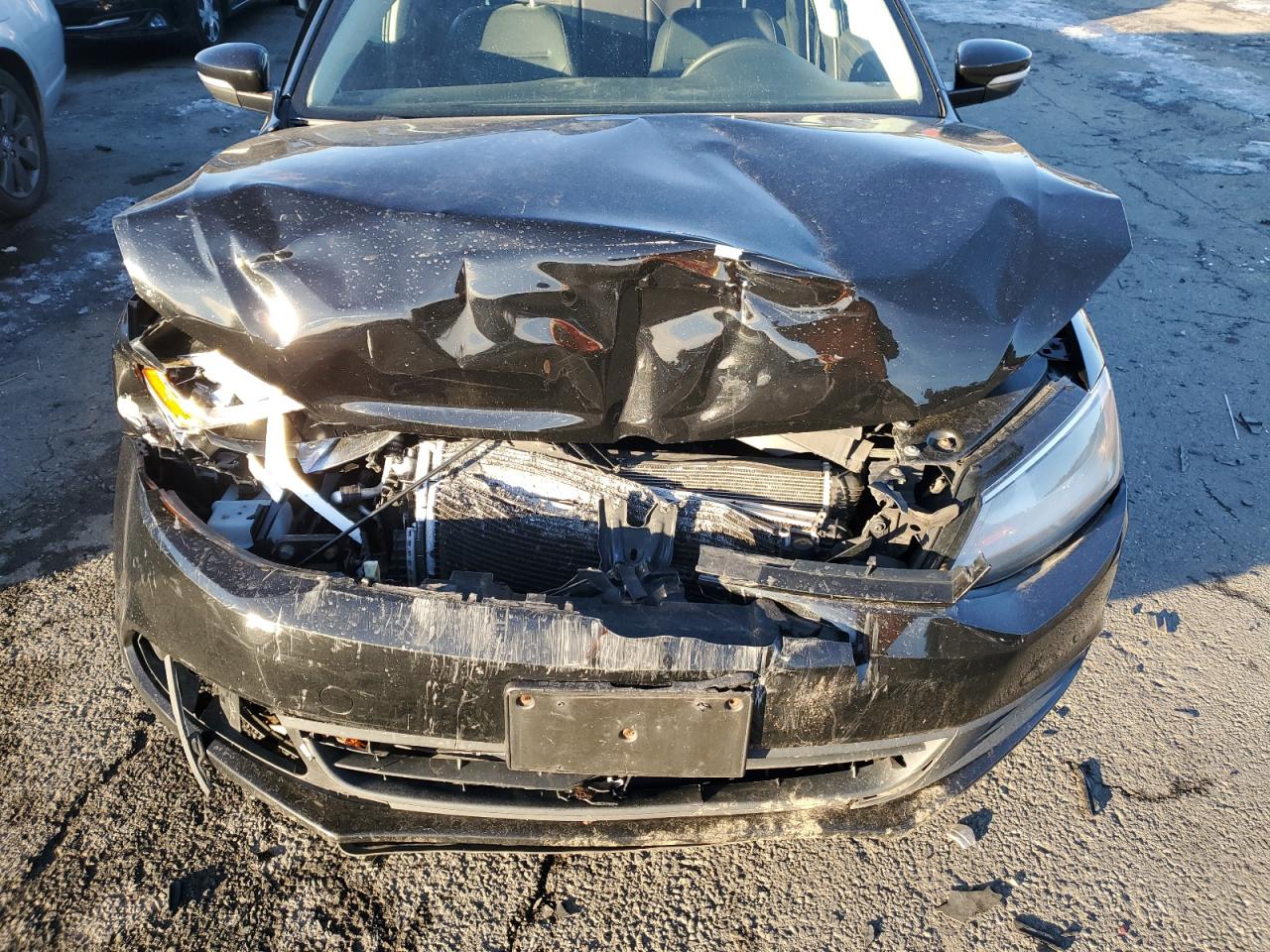 2014 Volkswagen Jetta VIN 3VWB17AJ2EM443239 Copart auction photo, front end damage thumbnail 11