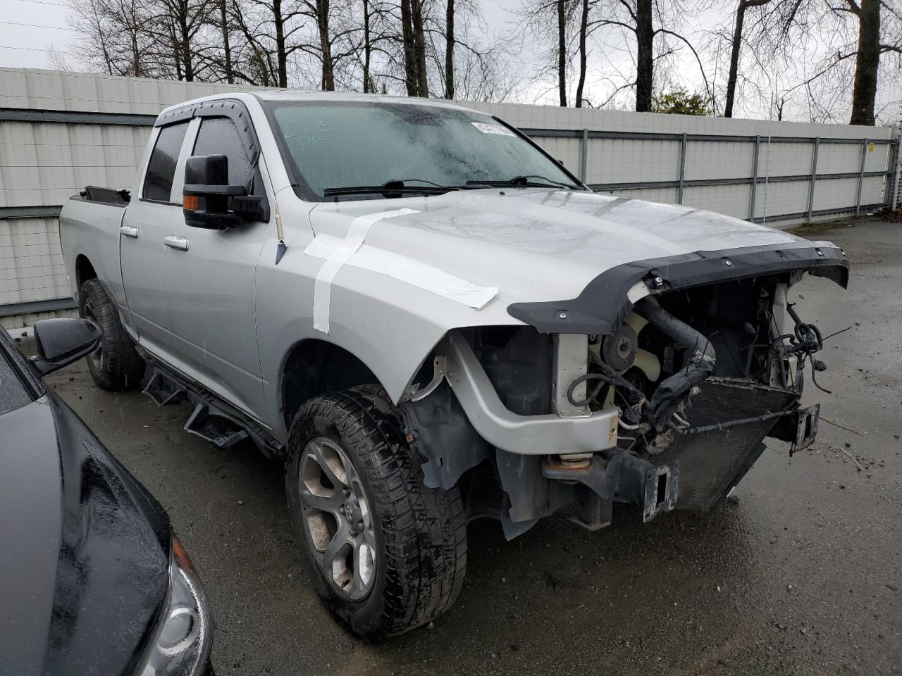 2013 RAM 1500 VIN 1C6RR7HTXDS709198 Copart auction photo, front end / rear end damage thumbnail 4