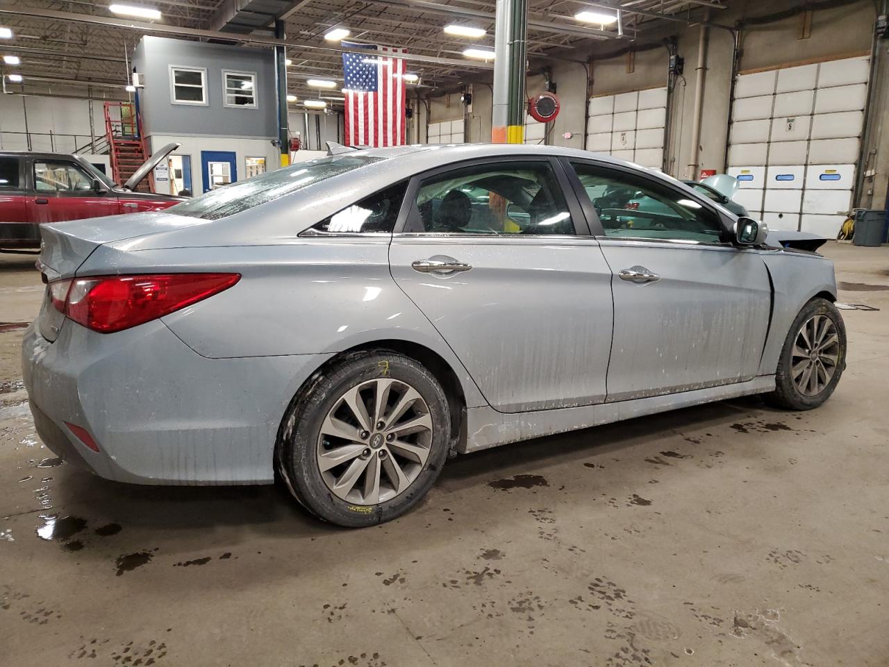 2014 Hyundai Sonata VIN 5NPEC4AC1EH901255 Copart auction photo, front end damage thumbnail 3