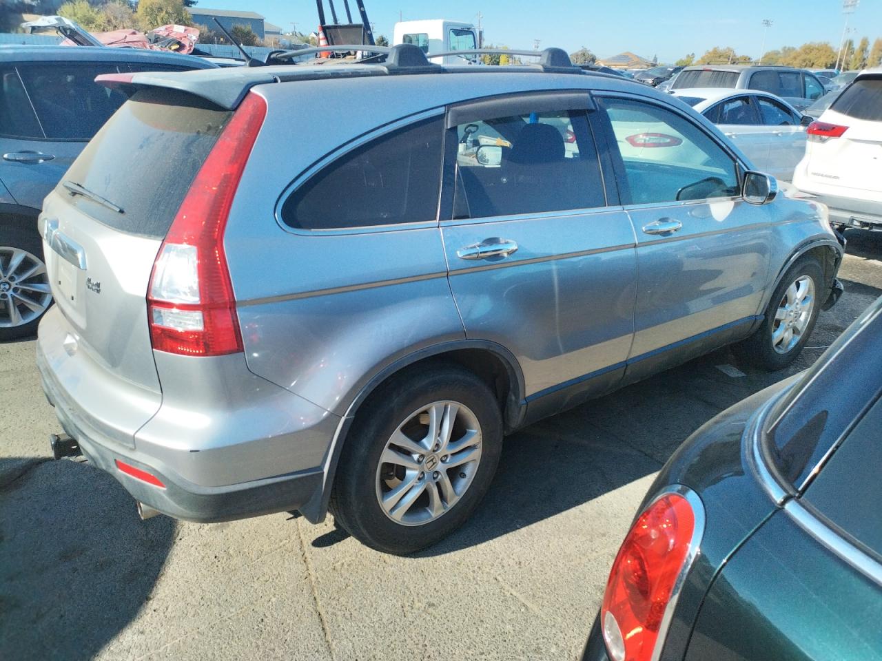 2008 Honda CR-V VIN JHLRE485X8C056184 Copart auction photo, front end damage thumbnail 3