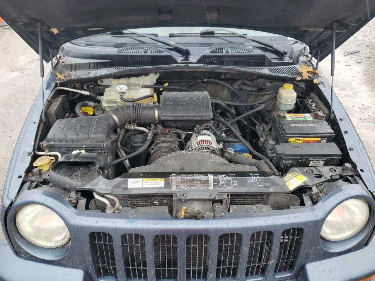 2002 Jeep Liberty (North America) VIN 1J4GK58K12W192468 Copart auction photo, side / front end damage thumbnail 11