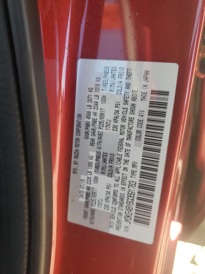 2016 Mazda CX-5 VIN JM3KE4BY6G0691783 Copart auction photo, front end damage thumbnail 13
