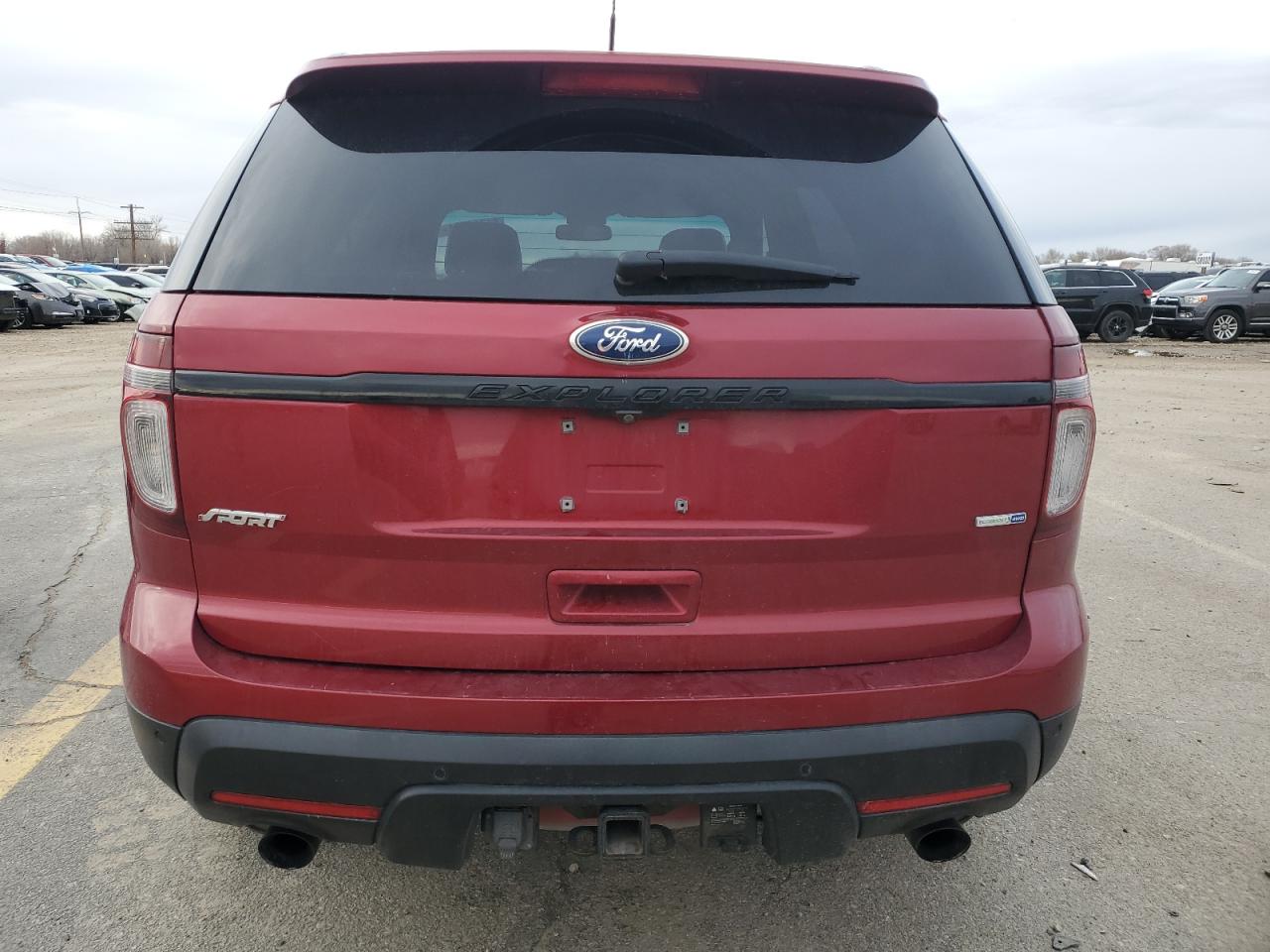 2014 Ford Explorer VIN 1FM5K8GTXEGA08051 Copart auction photo, front end / undercarriage damage thumbnail 6