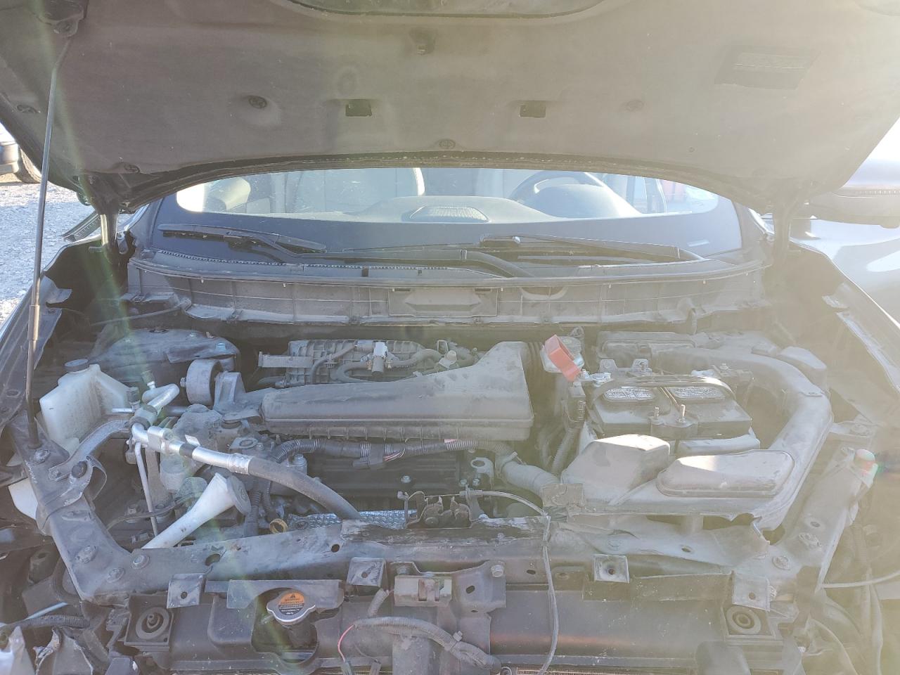 2017 Nissan Rogue VIN 5N1AT2MT0HC753867 Copart auction photo, front end / rear end damage thumbnail 12