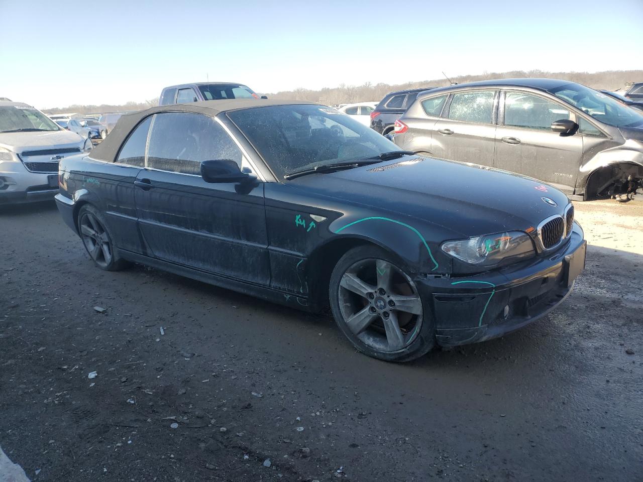 2006 BMW 3er VIN WBABW33446PX87975 Copart auction photo, front end damage thumbnail 4