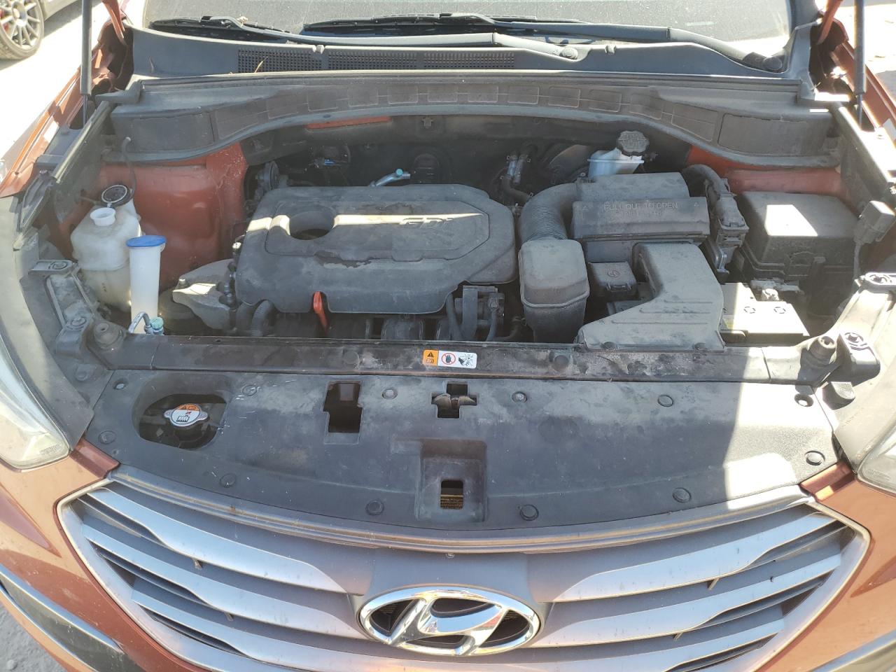 2018 Hyundai Santa Fe VIN 5XYZTDLB4JG506817 Copart auction photo, front end / minor dent/scratches damage thumbnail 12