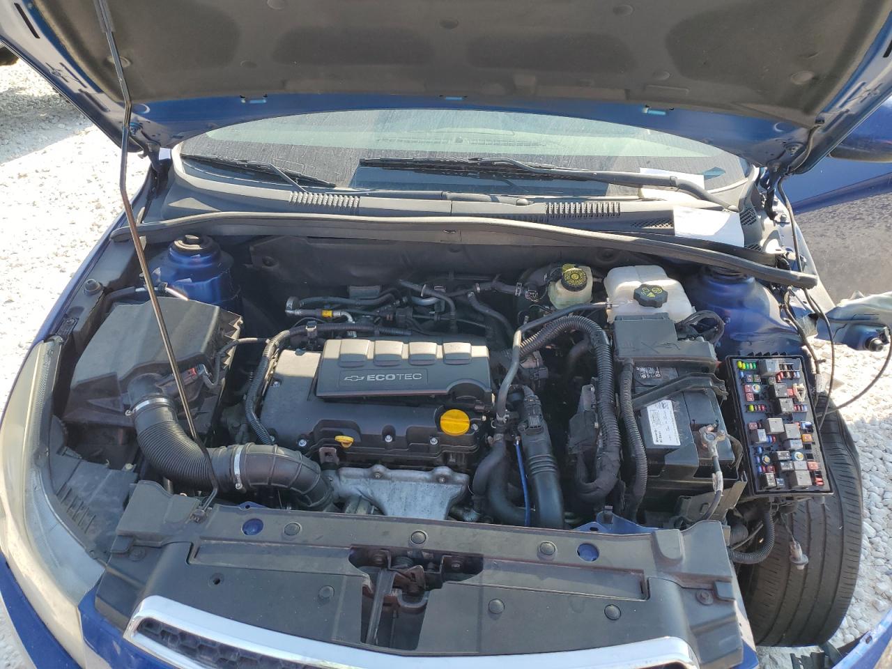2013 Chevrolet Cruze VIN 1G1PC5SBXD7238722 Copart auction photo, front end / side damage thumbnail 11