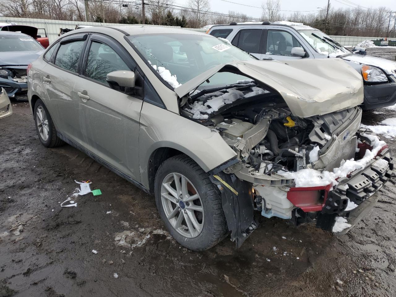 2015 Ford Focus VIN 1FADP3FE6FL213064 Copart auction photo, front end damage thumbnail 4
