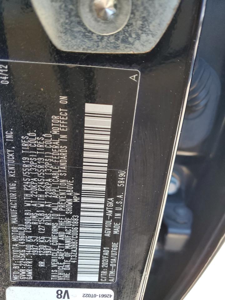 2012 Toyota Venza VIN 4T3ZA3BB7CU061883 Copart auction photo, mechanical damage thumbnail 12