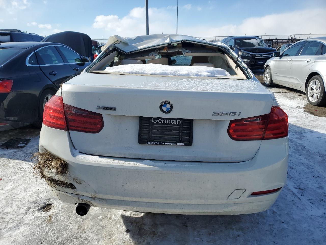 2013 BMW 3er VIN WBA3C3C54DF978899 Copart auction photo, rollover damage thumbnail 6