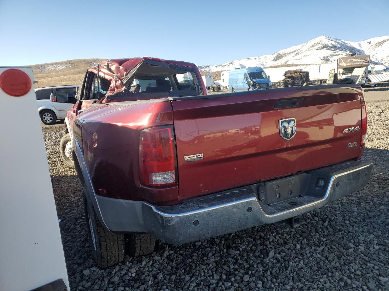 2012 Dodge RAM VIN 3C63DRJL9CG295623 Copart auction photo, all over damage thumbnail 2