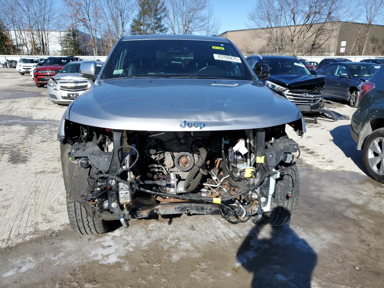 2014 Jeep Grand Cherokee VIN 1C4RJFCG6EC211693 Copart auction photo, front end damage thumbnail 5