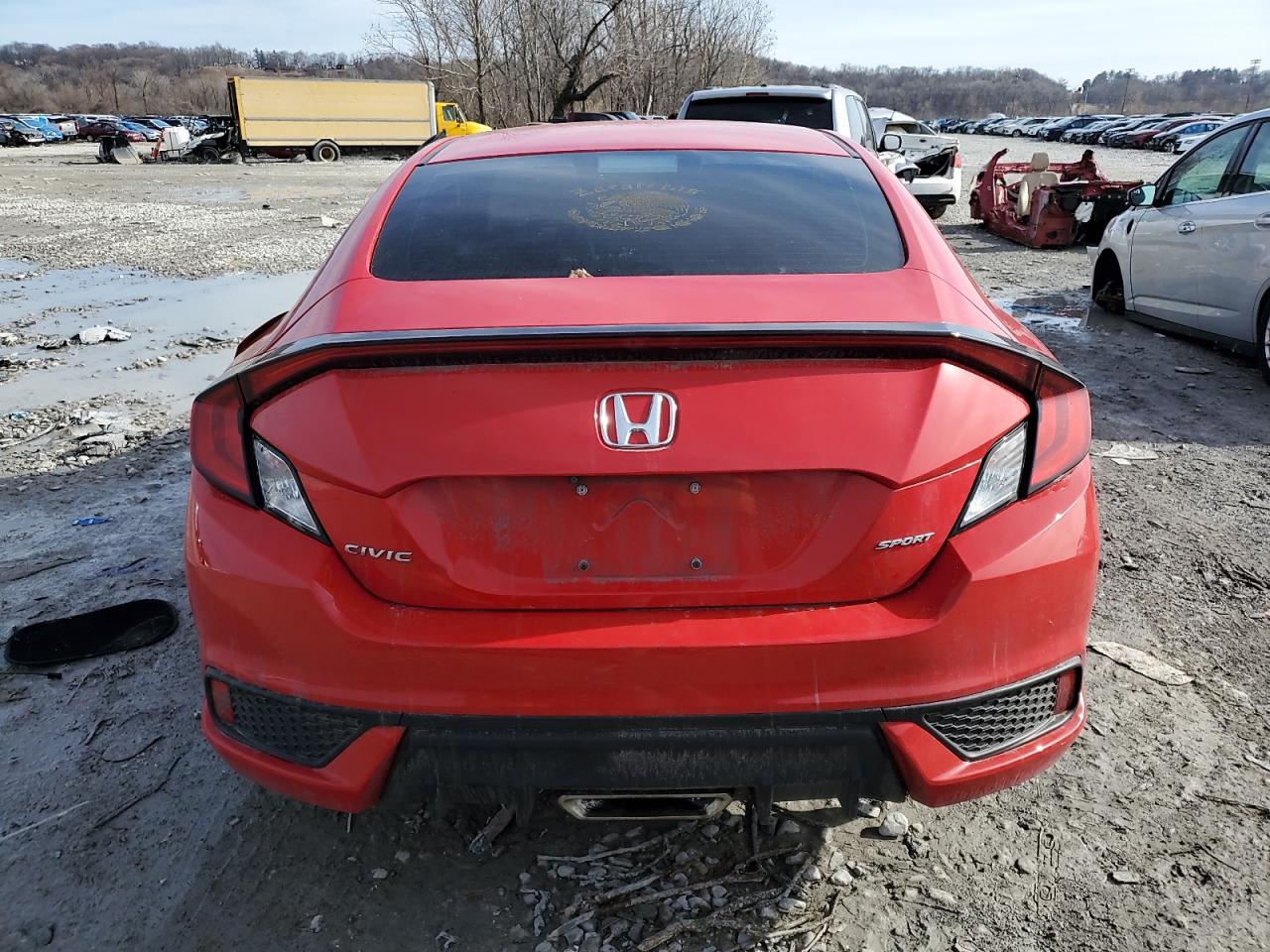 2020 Honda Civic VIN 2HGFC4B85LH303448 Copart auction photo, frame damage / front end damage thumbnail 6