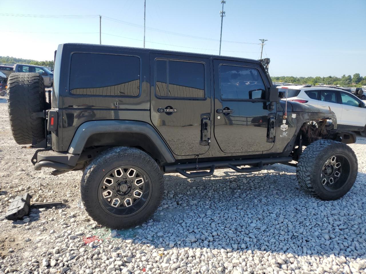 2013 Jeep Wrangler VIN 1C4BJWEG7DL563324 Copart auction photo, burn - engine damage thumbnail 3