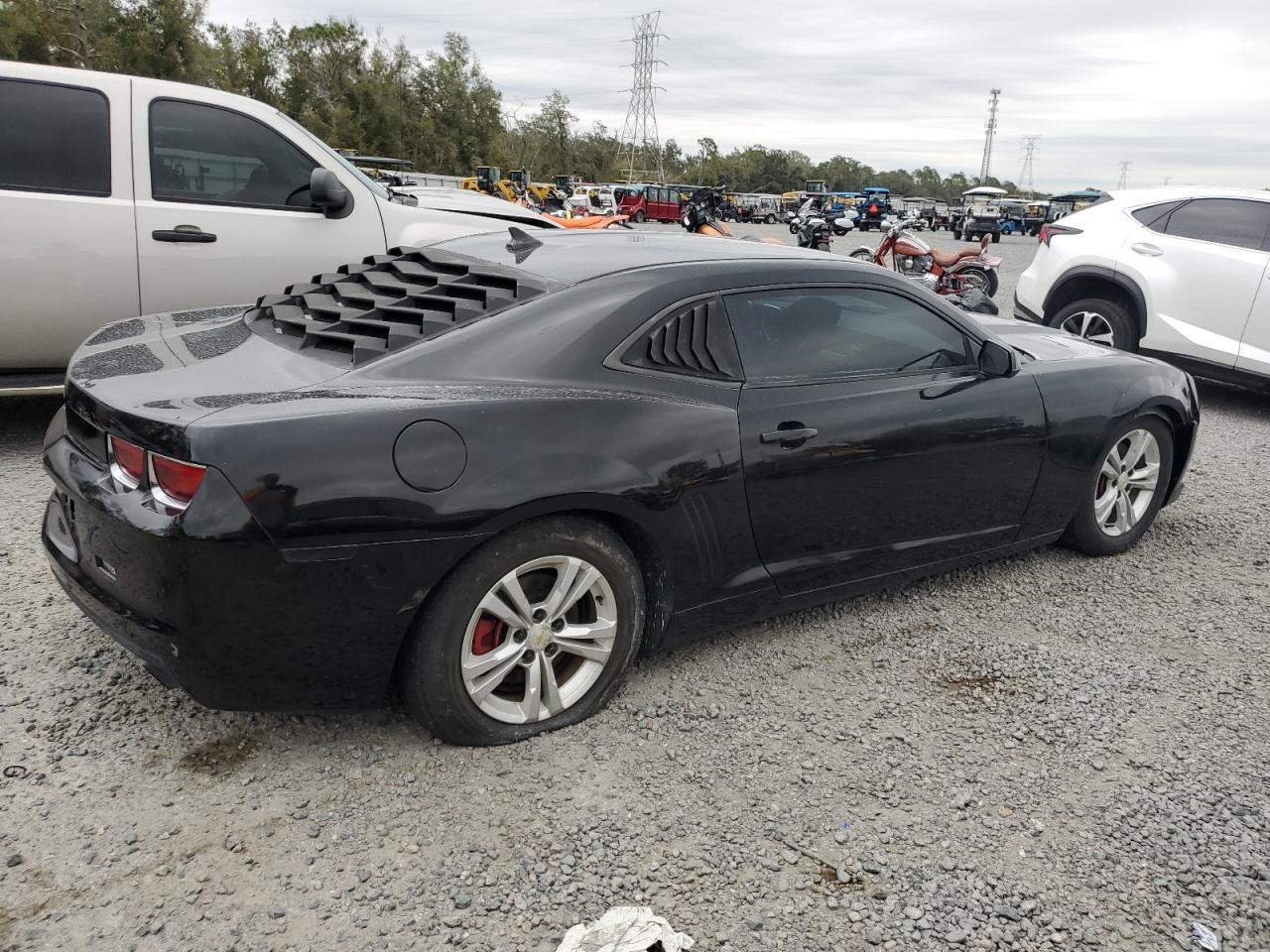 2013 Chevrolet Camaro VIN 2G1FA1E37D9222829 Copart auction photo, all over / mechanical damage thumbnail 3