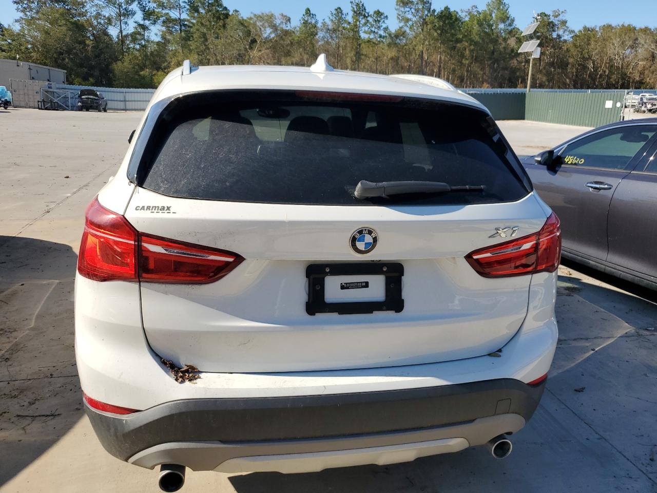 2018 BMW X1 VIN WBXHU7C37J5H43786 Copart auction photo, top/roof / water/flood damage thumbnail 6