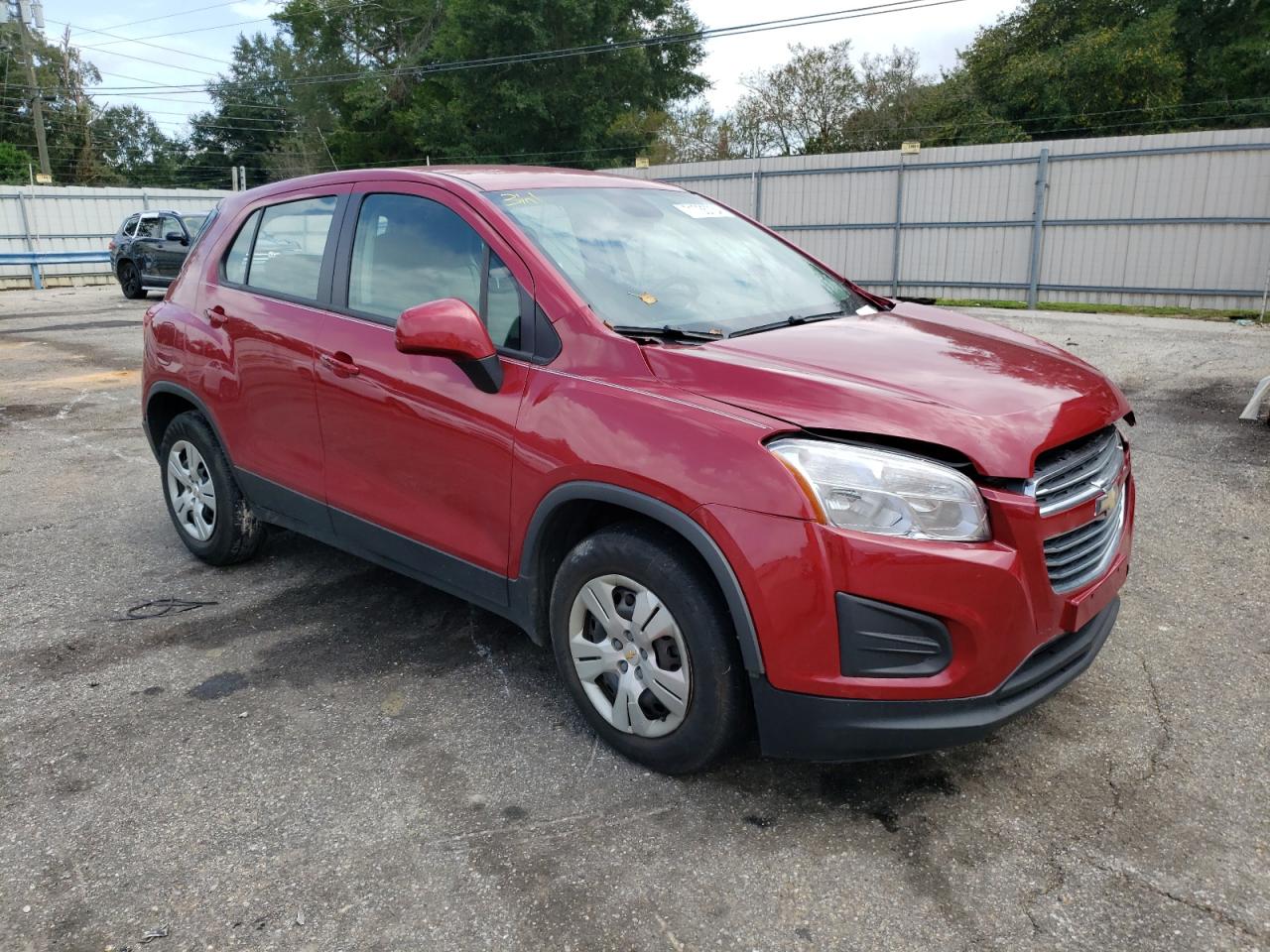 2015 Chevrolet Trax VIN KL7CJKSB3FB159643 Copart auction photo, rear end damage thumbnail 4