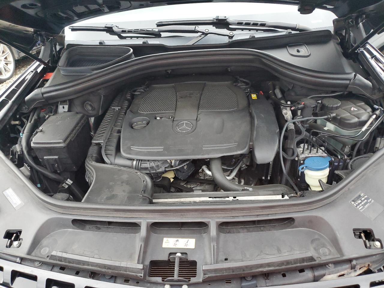 2012 Mercedes-Benz M-klasse VIN 4JGDA5HB4CA021817 Copart auction photo, front end damage thumbnail 12