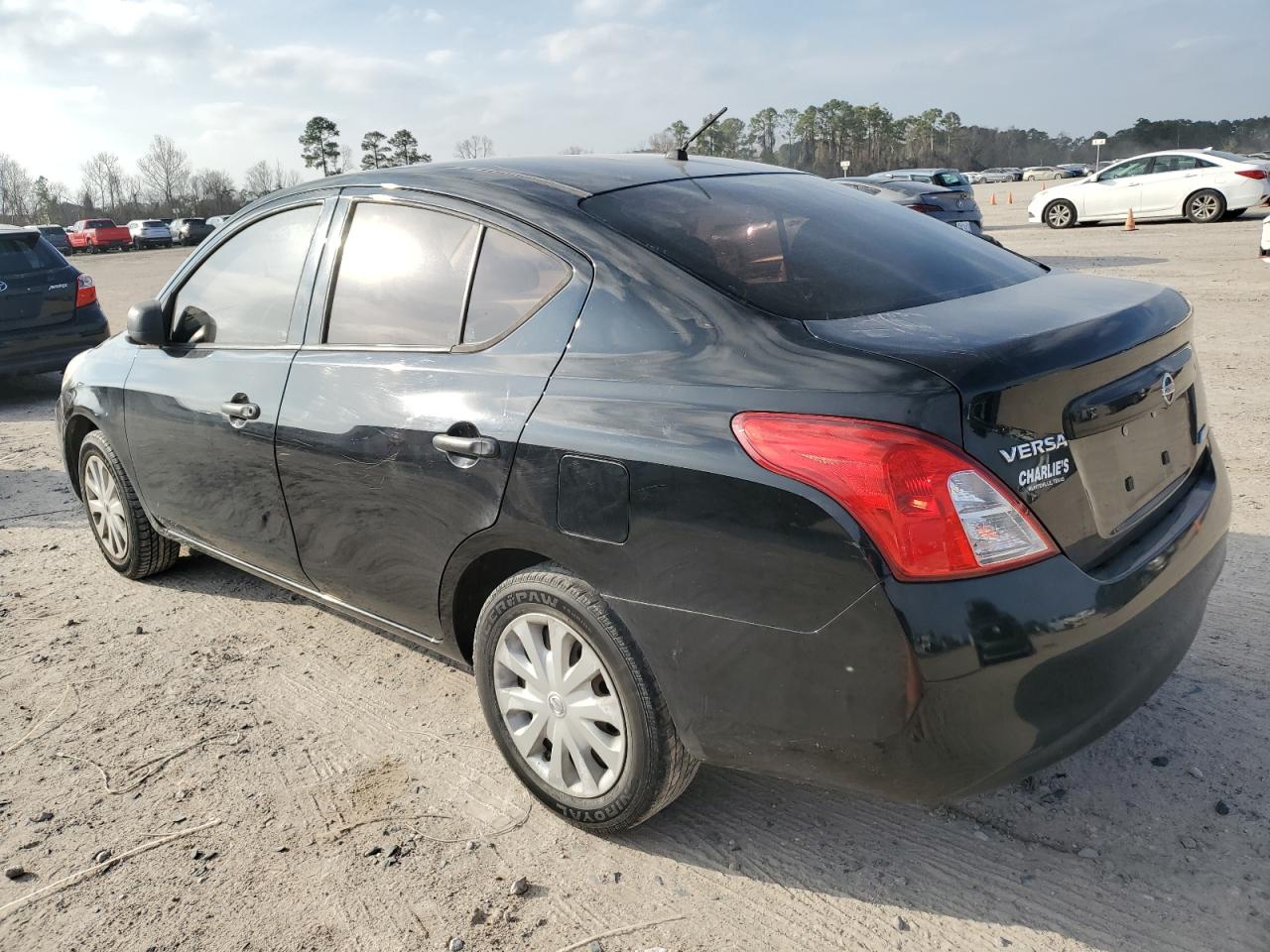 2014 Nissan Versa VIN 3N1CN7AP5EL812894 Copart auction photo, front end / side damage thumbnail 2