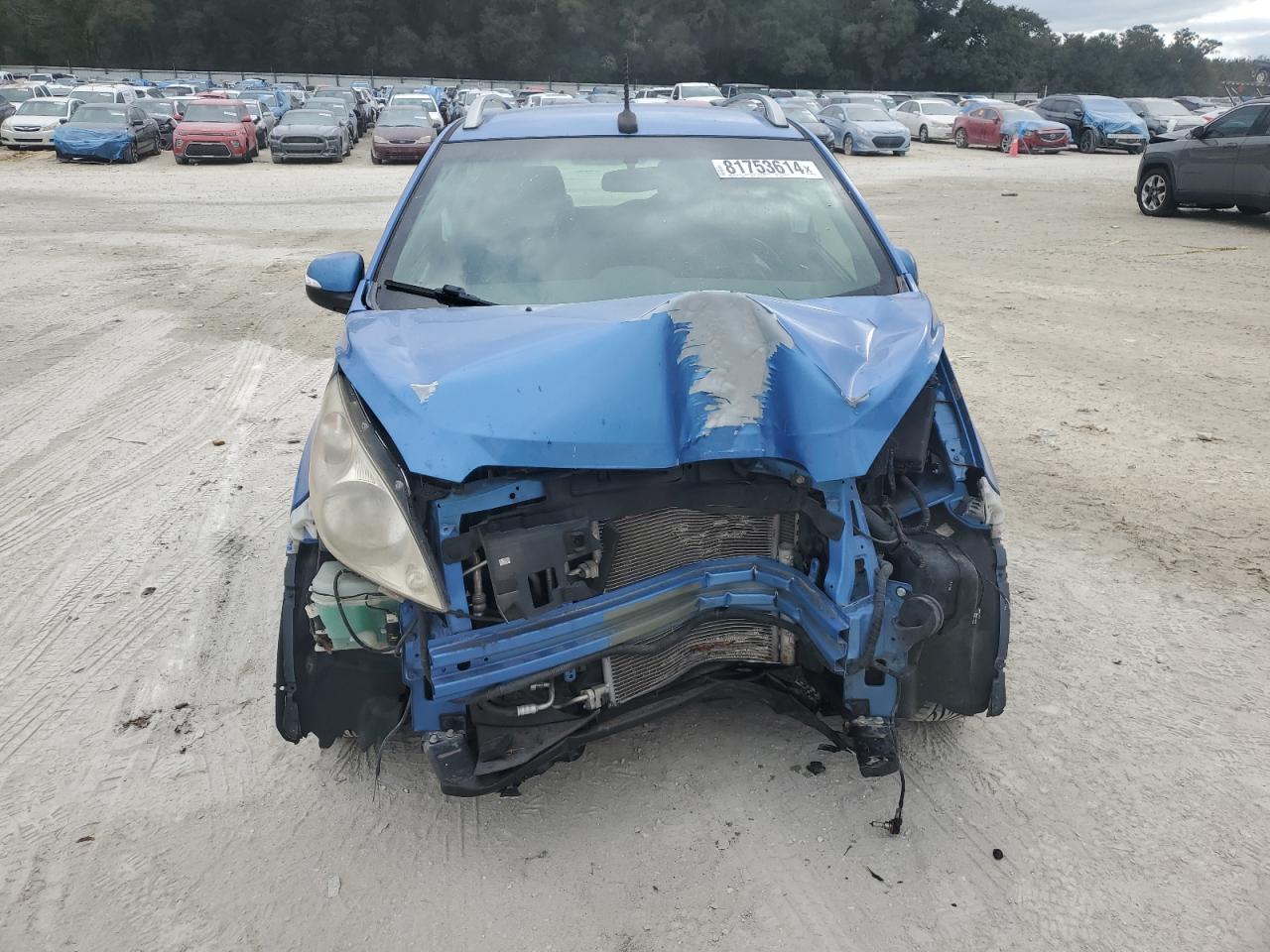 2014 Chevrolet Spark VIN KL8CF6S98EC482838 Copart auction photo, front end damage thumbnail 5
