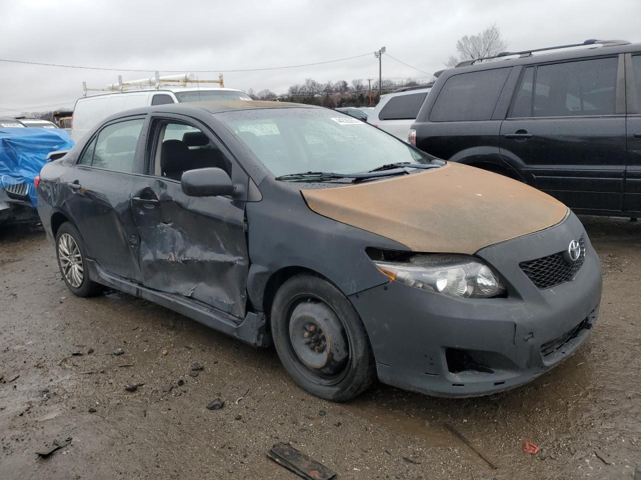 2009 Toyota Corolla VIN 2T1BU40EX9C010571 Copart auction photo, side damage thumbnail 4