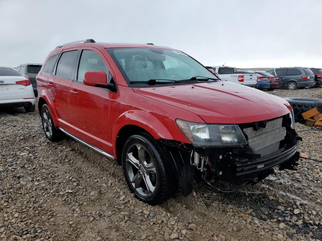 2014 Dodge Journey VIN 3C4PDDGG8ET311649 Copart auction photo, front end damage thumbnail 4