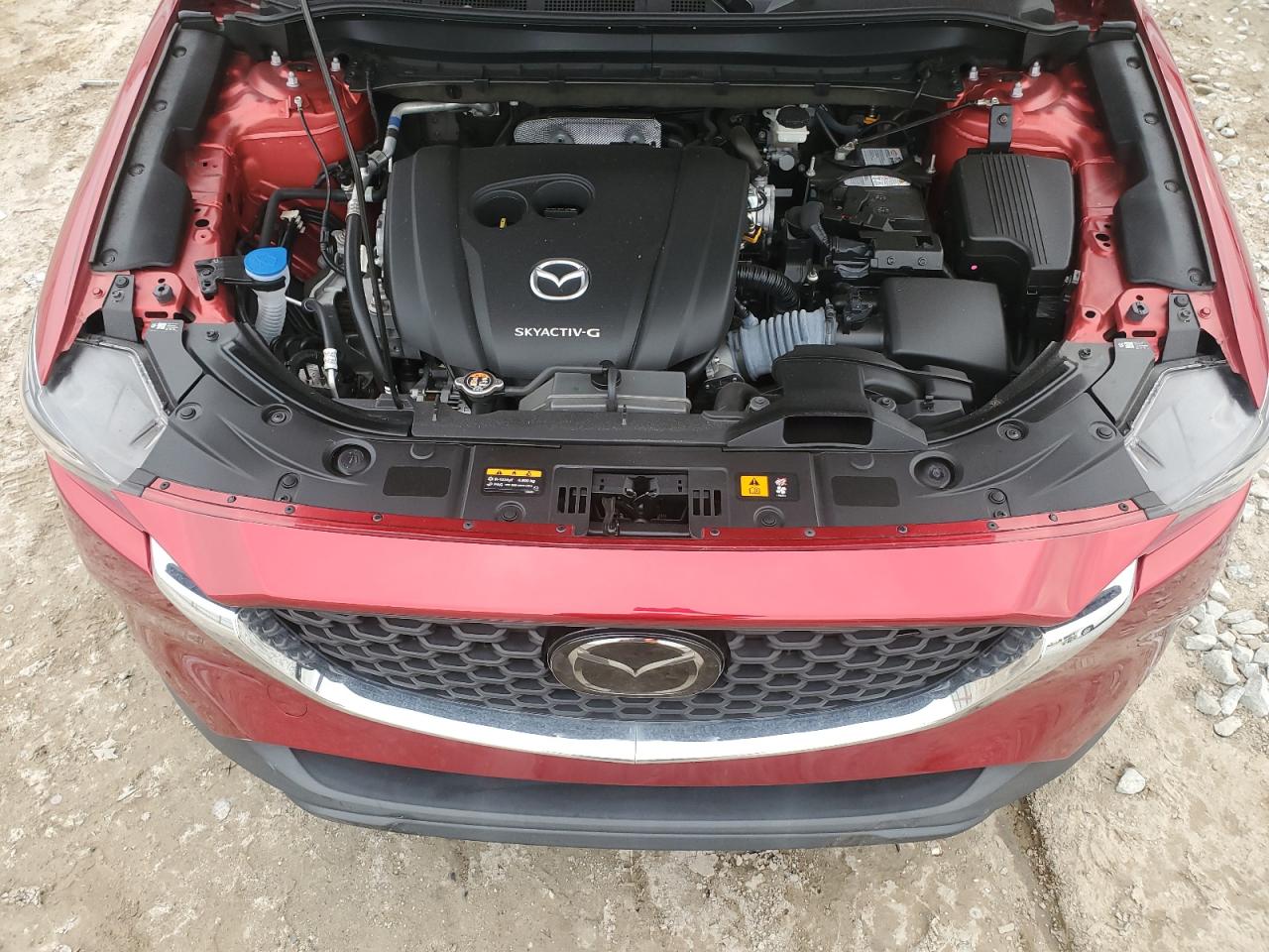 2022 Mazda CX-5 VIN JM3KFBAM6N0614716 Copart auction photo, side damage thumbnail 13