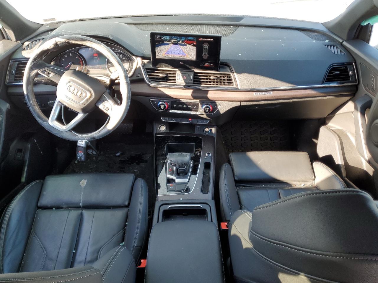 2021 Audi Q5 VIN WA14AAFYXM2107546 Copart auction photo, front end damage thumbnail 8
