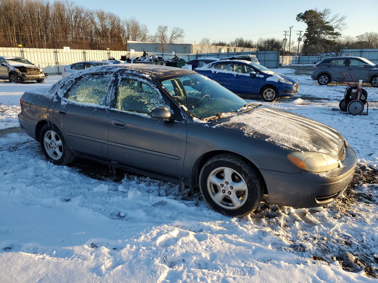 2004 Ford Taurus VIN 1FAFP55U64A107901 Copart auction photo, side damage thumbnail 4