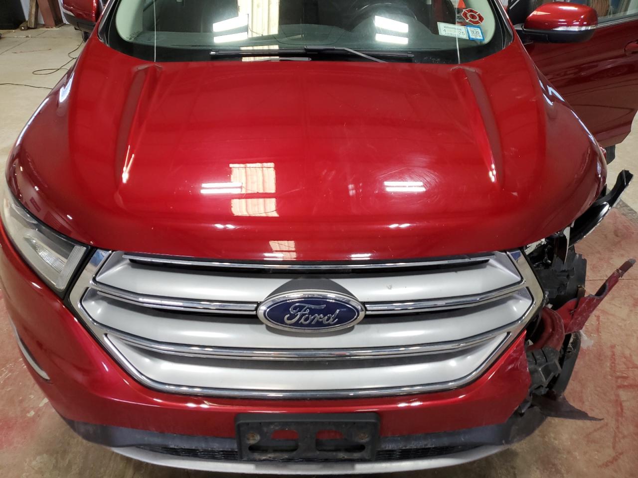 2017 Ford Edge VIN 2FMPK4J93HBB18918 Copart auction photo, front end damage thumbnail 14