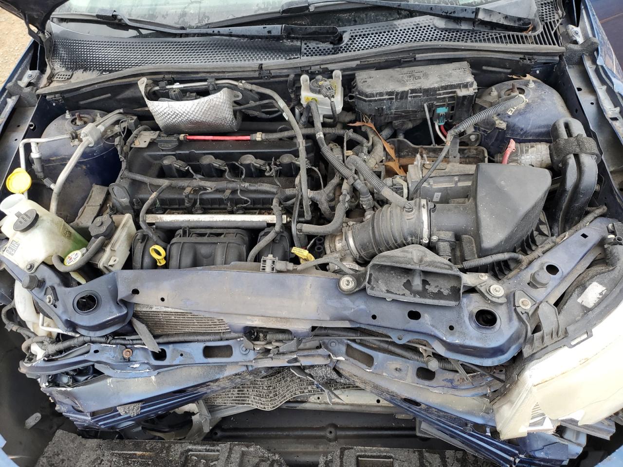 2009 Ford Focus VIN 1FAHP35N89W199965 Copart auction photo, side / rear end damage thumbnail 11