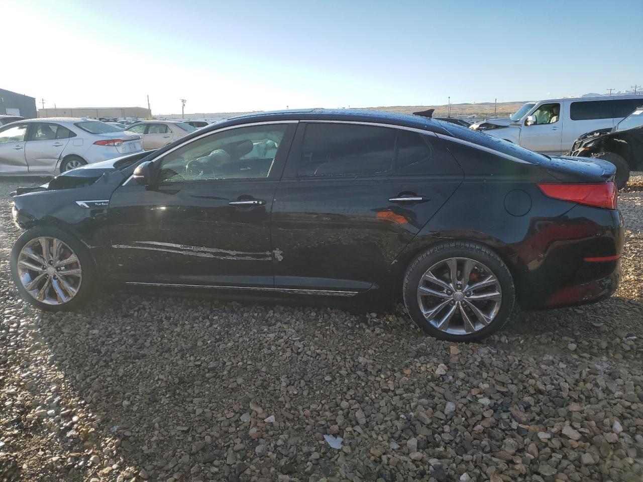 2015 KIA Optima VIN 5XXGR4A61FG359685 Copart auction photo, front end damage thumbnail 2