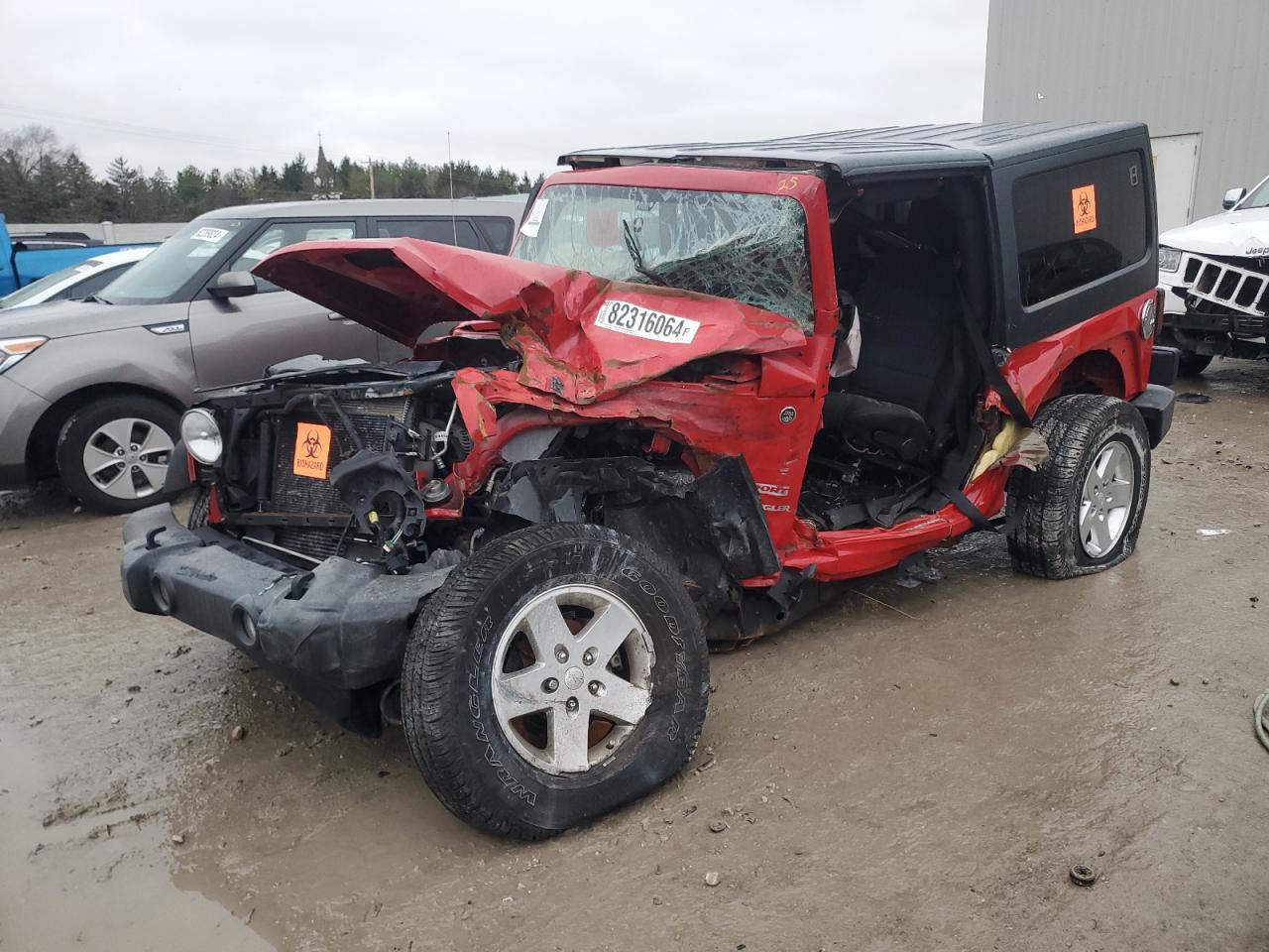 2011 Jeep Wrangler VIN 1J4AA2D16BL601182