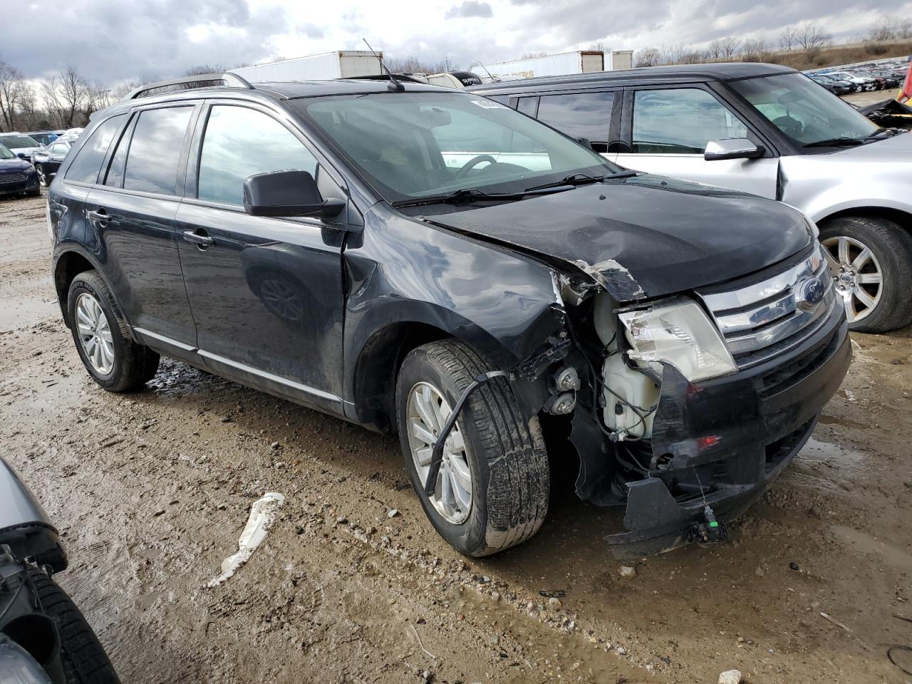 2009 Ford Edge VIN 2FMDK38C89BA49630 Copart auction photo, front end / mechanical damage thumbnail 4