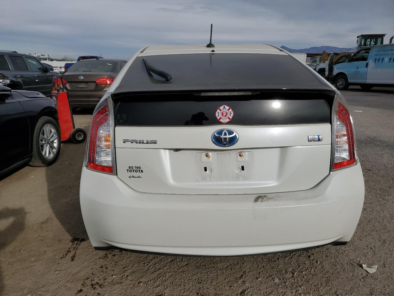 2015 Toyota Prius VIN JTDKN3DU2F0481919 Copart auction photo, front end / mechanical damage thumbnail 6