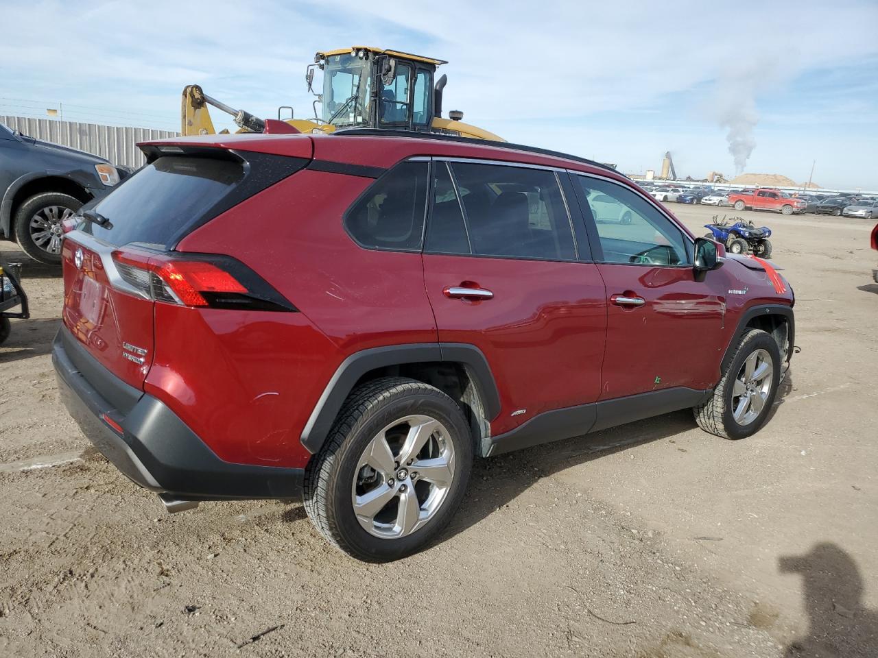 2019 Toyota RAV 4 VIN 2T3DWRFV8KW028473 Copart auction photo, front end damage thumbnail 3