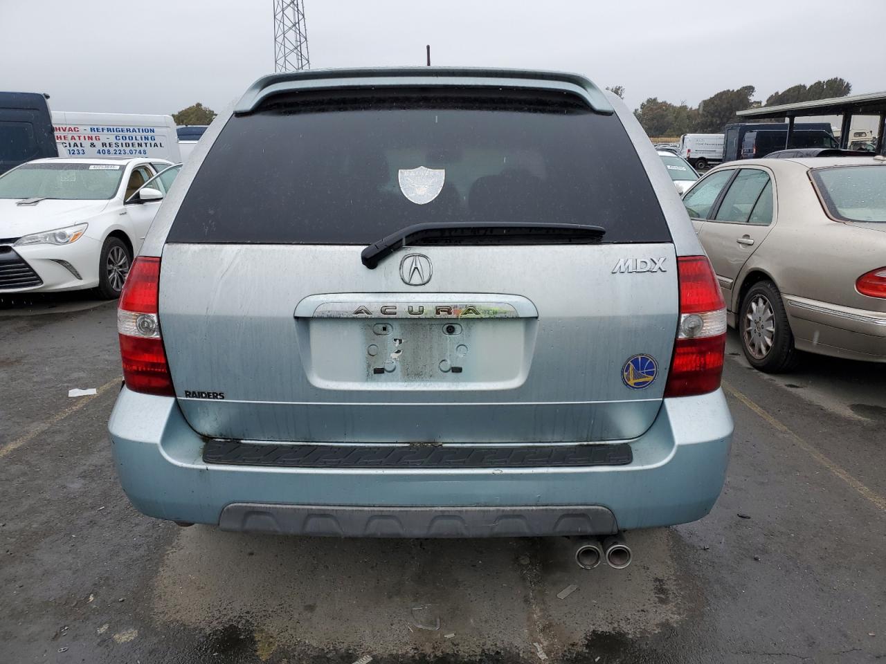 2002 Acura MDX VIN 2HNYD18692H526612 Copart auction photo, rear end damage thumbnail 6