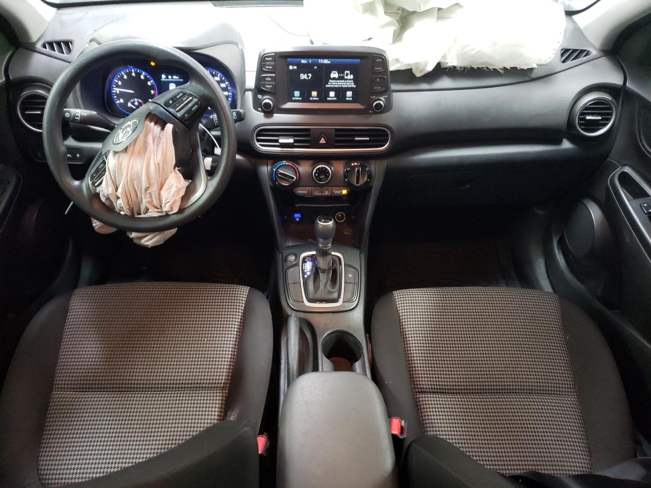 2019 Hyundai Kona VIN KM8K12AA0KU282012 Copart auction photo, front end damage thumbnail 8