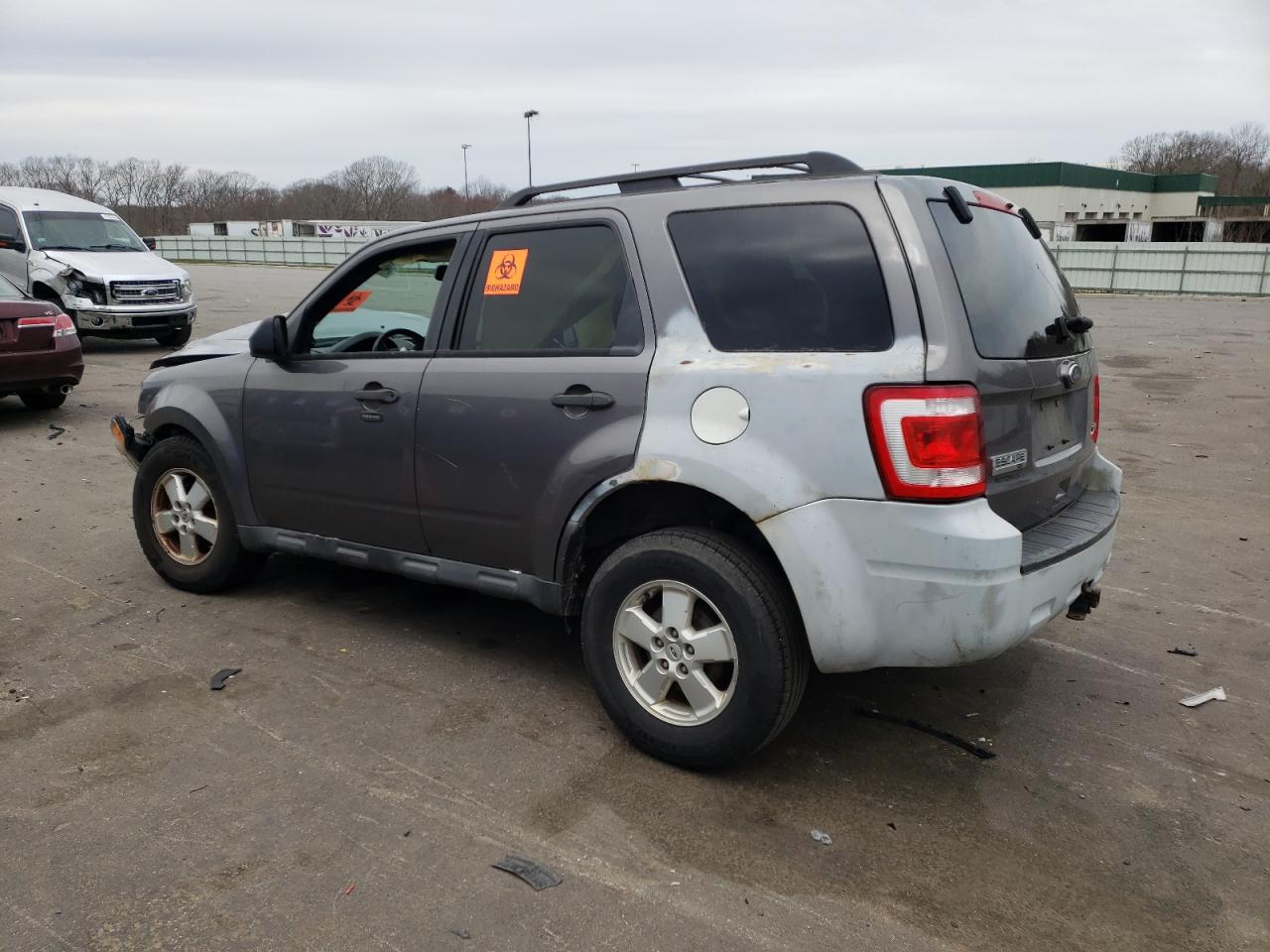 2010 Ford Escape VIN 1FMCU9DG8AKD15627 Copart auction photo, front end / side damage thumbnail 2