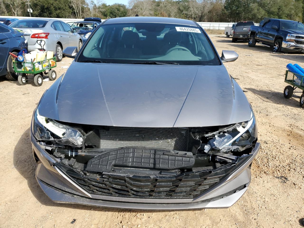 2023 Hyundai Elantra VIN KMHLM4AG9PU536237 Copart auction photo, front end damage thumbnail 5