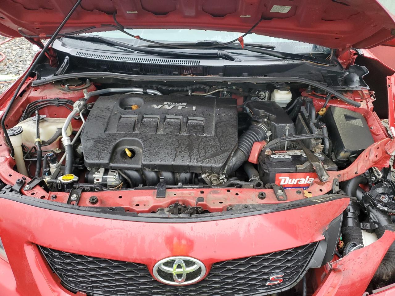 2009 Toyota Corolla VIN 1NXBU40E29Z113692 Copart auction photo, front end damage thumbnail 11
