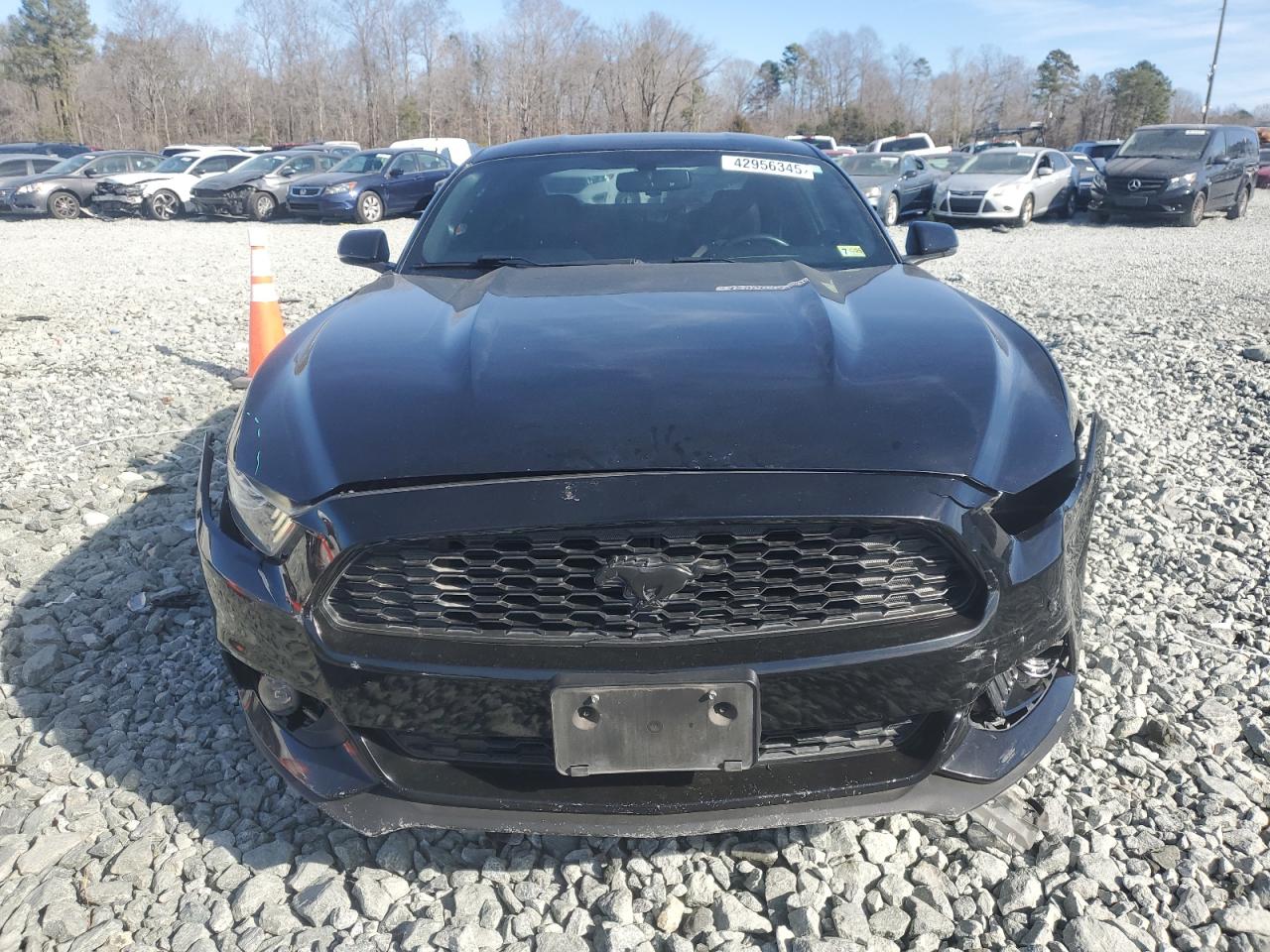 2015 Ford Mustang VIN 1FA6P8TH5F5341370 Copart auction photo, front end damage thumbnail 5