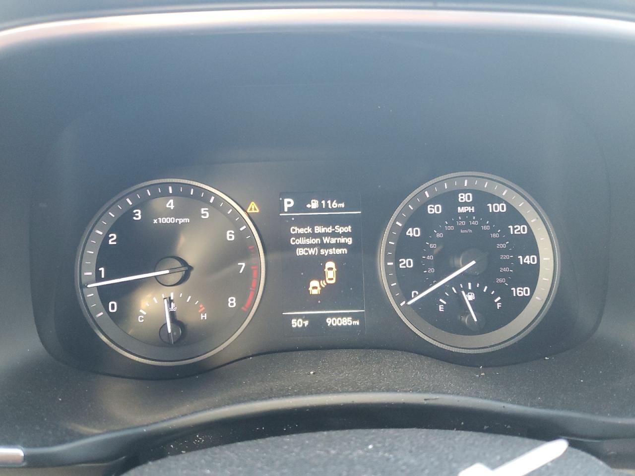 2020 Hyundai Tucson VIN KM8J33AL4LU262215 Copart auction photo, front end damage thumbnail 9