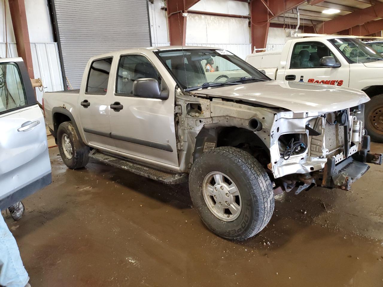 2007 Chevrolet Colorado VIN 1GCDT13E678121200 Copart auction photo, front end / side damage thumbnail 4