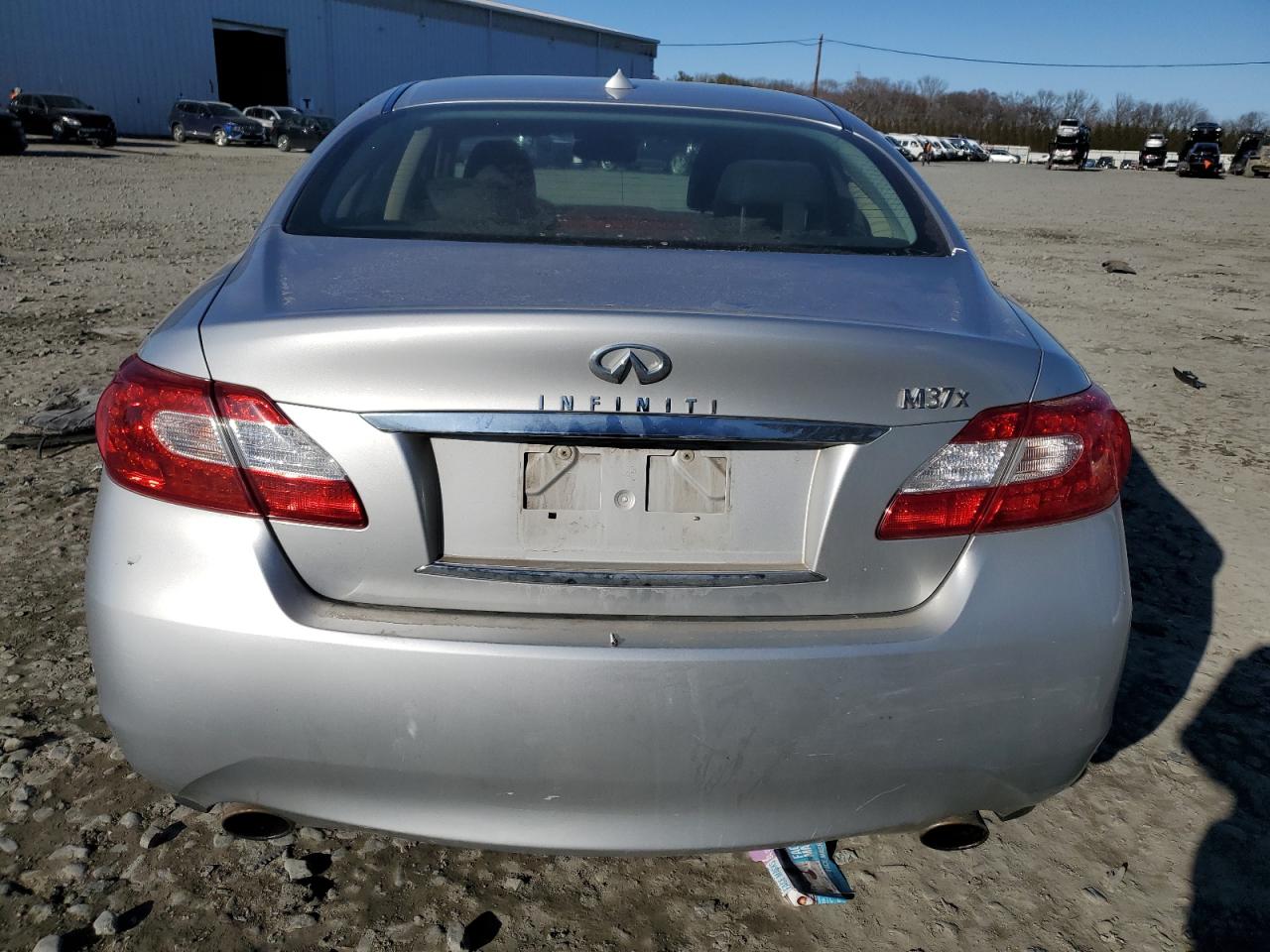 2012 Infiniti M VIN JN1BY1ARXCM390500 Copart auction photo, front end damage thumbnail 6