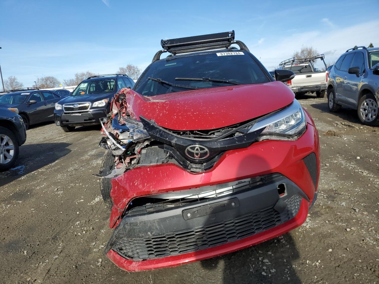 2020 Toyota C-HR VIN JTNKHMBXXL1078136 Copart auction photo, front end damage thumbnail 5
