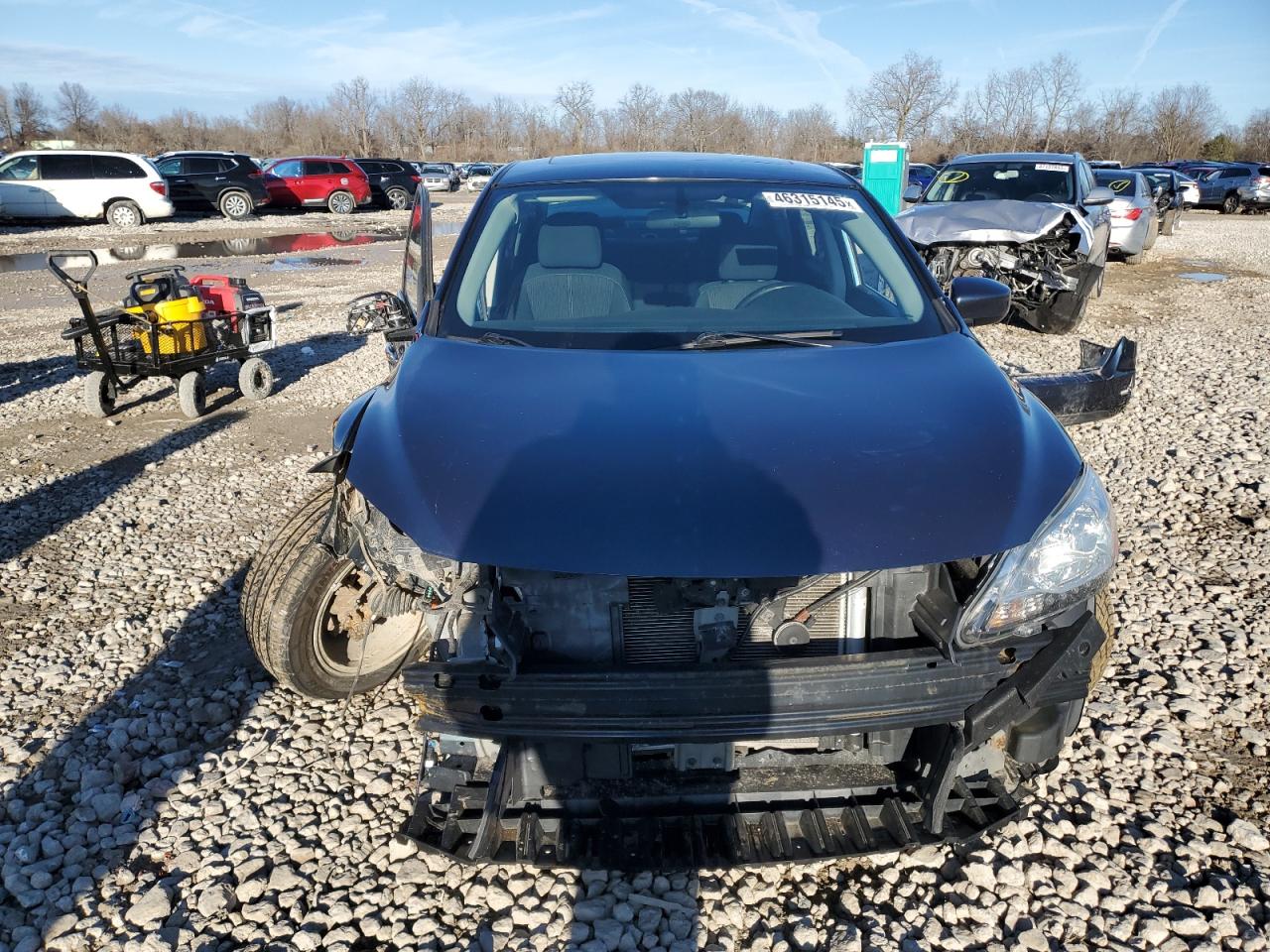 2015 Nissan Sentra VIN 3N1AB7APXFY299257 Copart auction photo, all over damage thumbnail 5
